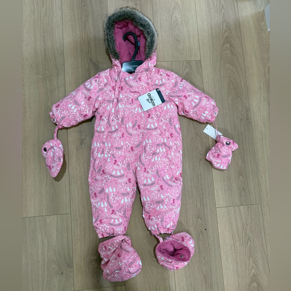 Oshkosh one-piece snowsuit